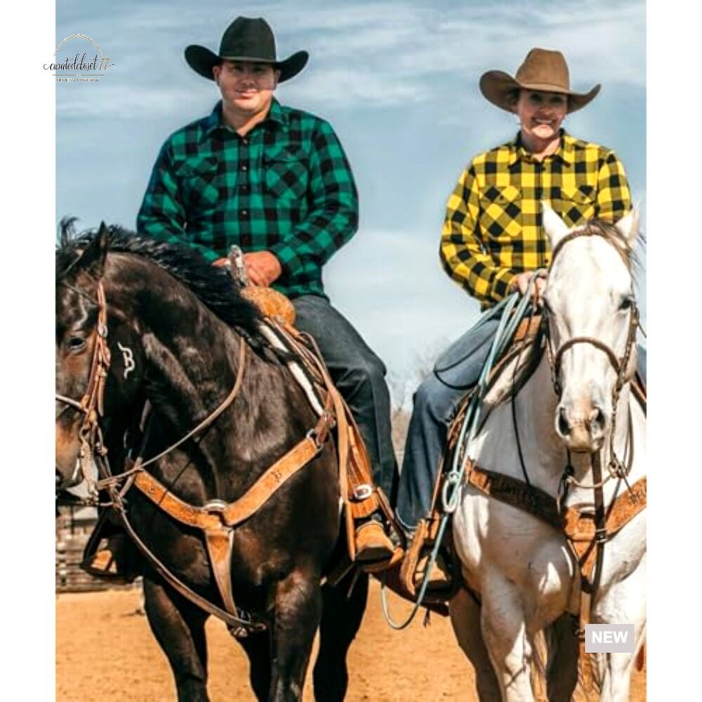 3 Pack Men's Flannel Button Down Shirts Long Sleeve Plaid Western Casual - Picture 2 of 7